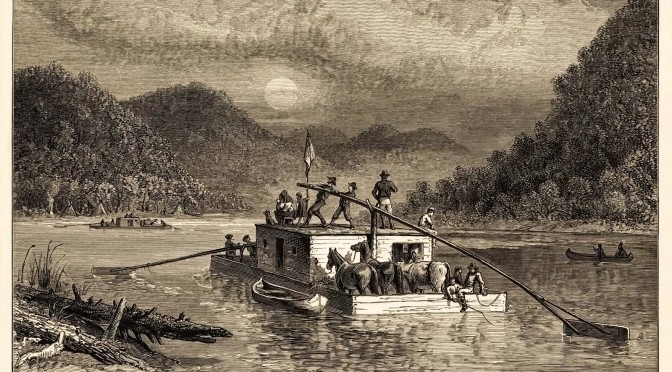 History of Flatboating and a Charming Educational Film