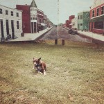 Hazel in historic Oquawka Illinois.