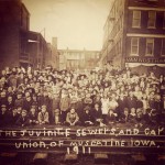 Juvenile Sewers and Carriers Union, 1911 from the Muscatine History and Industry Center