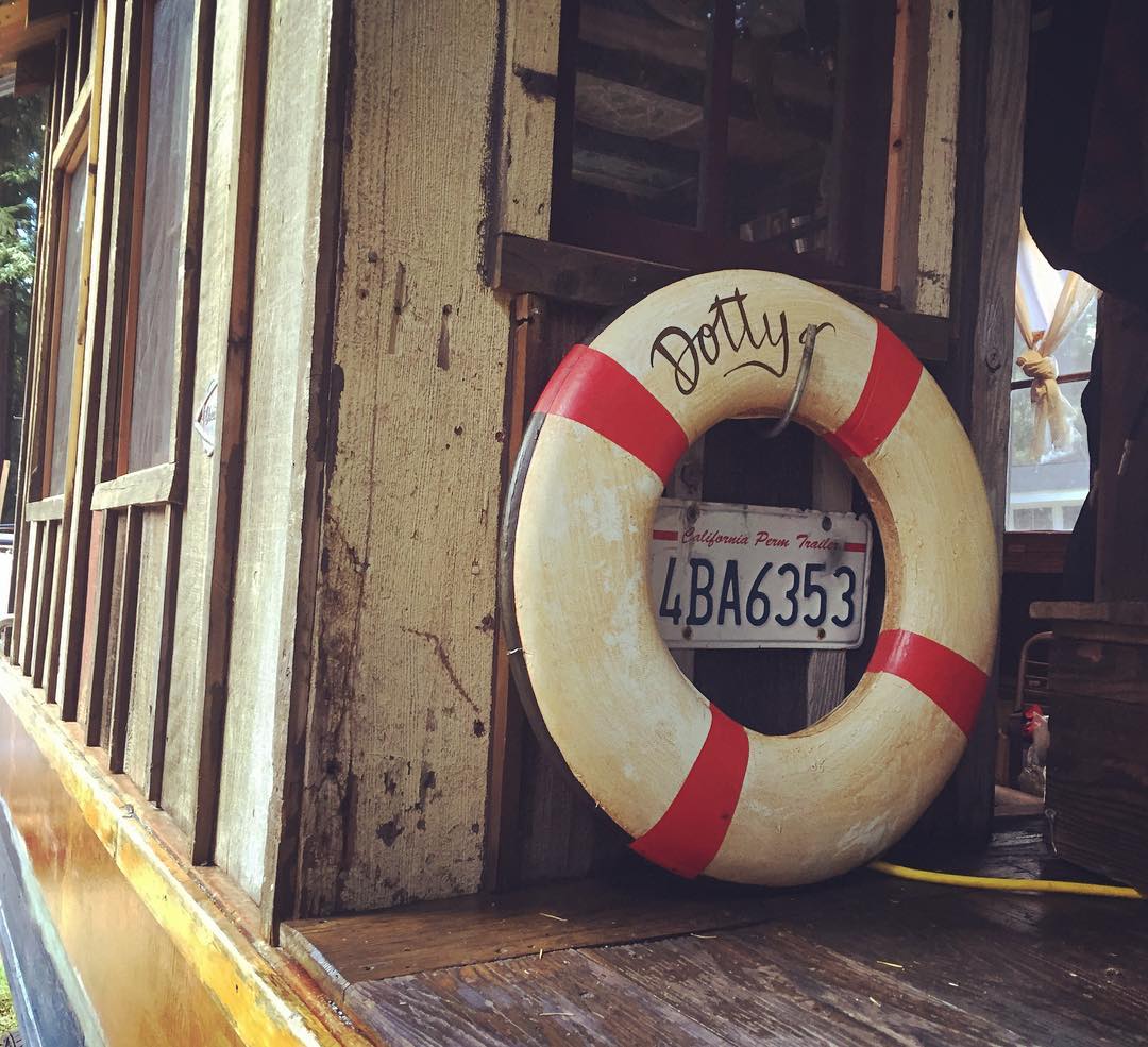 New refurbished #shantyboat life ring. Thanks Benzy!