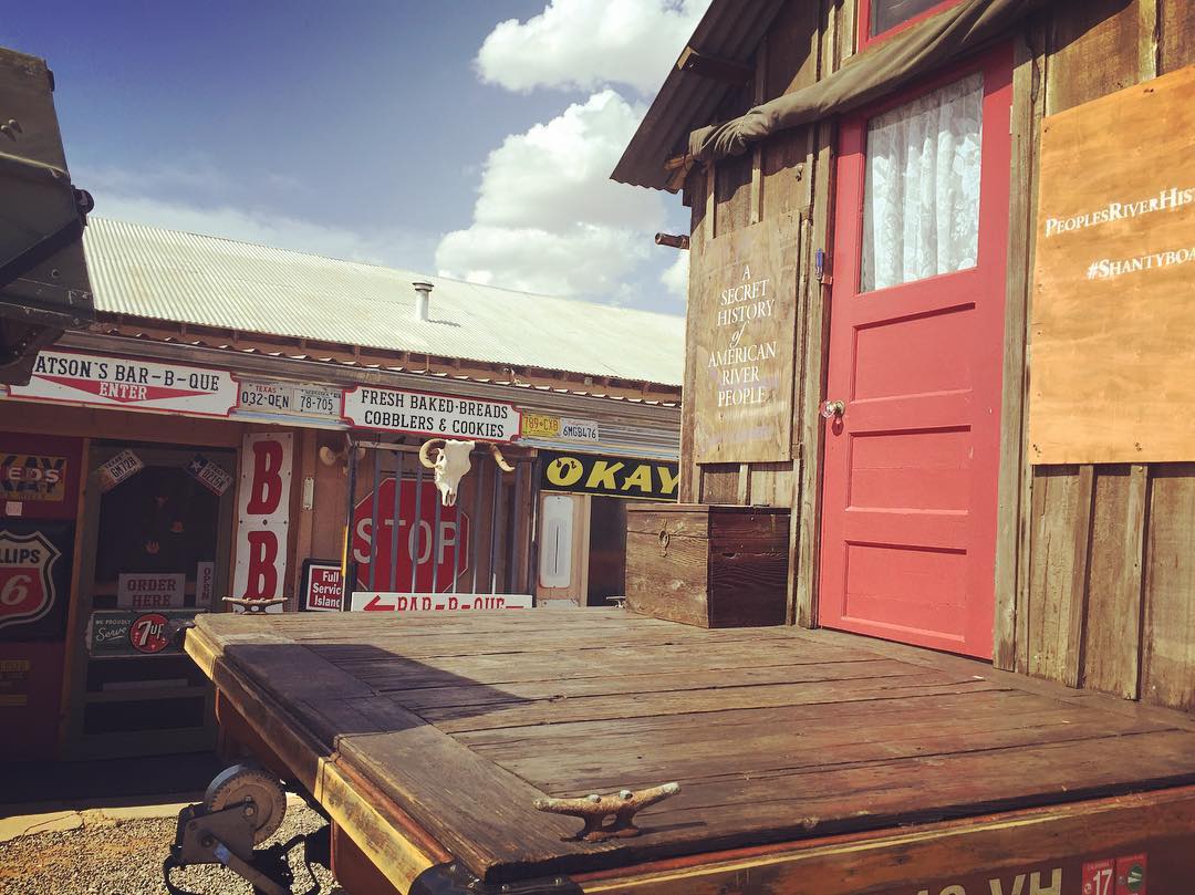 #shantyboat at Watson’s barbecue in Tucumcari New Mexico. Most hospitable people. Great barbecue.