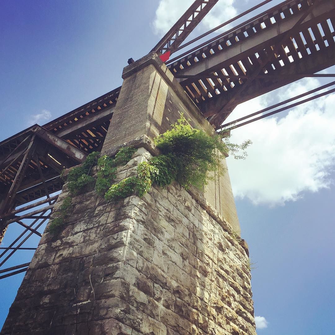 Train bridge over the Tennessee River