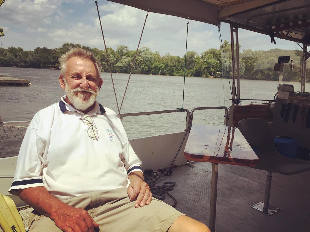 Vaughn Goodson, our trip angel who we met in his simple shantyboat…