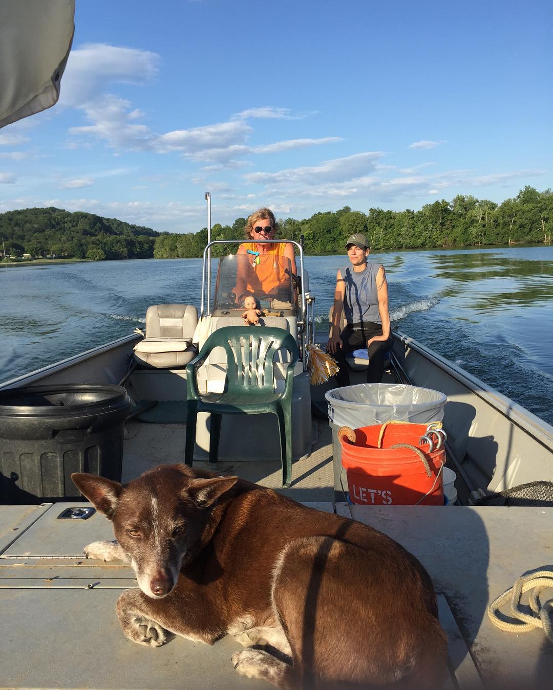 Out on a trash run with Jake Hudson of Ijams Knoxville TN