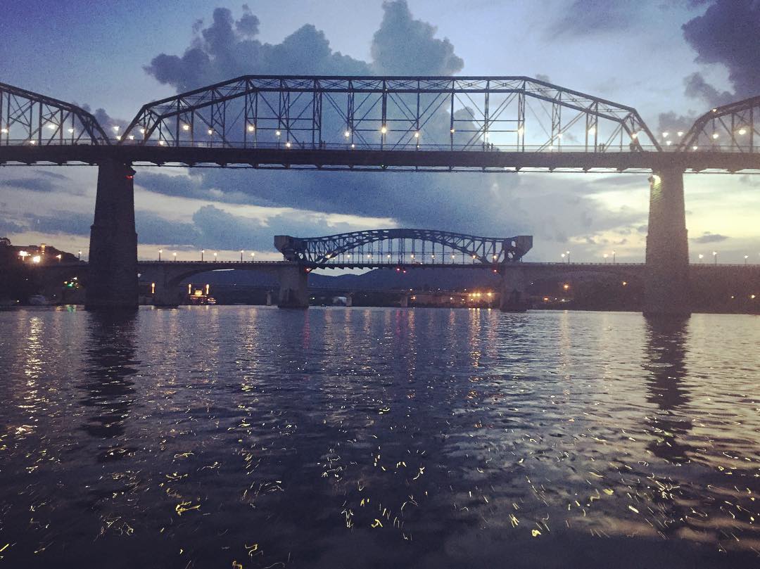 Entering Chatanooga at dusk