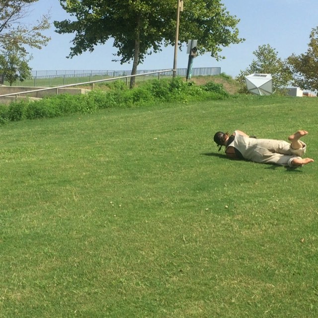 Random long grassy hills in Chattanooga