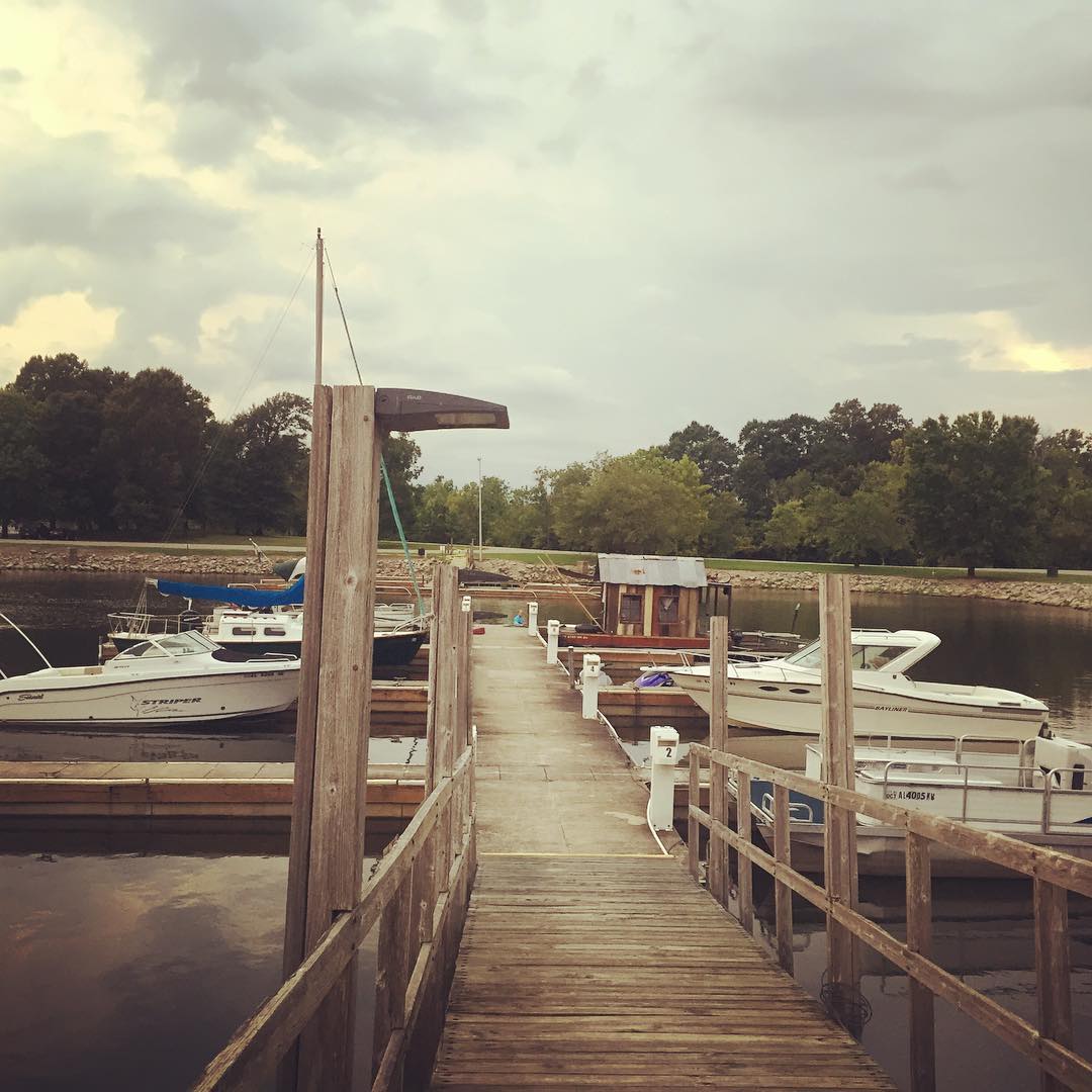 Shantyboat arrives in Huntsville Alabama