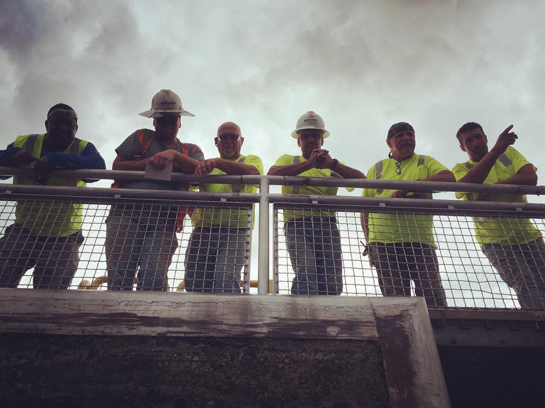 The most curious lock crew we’ve ever encountered at Wilson Lock