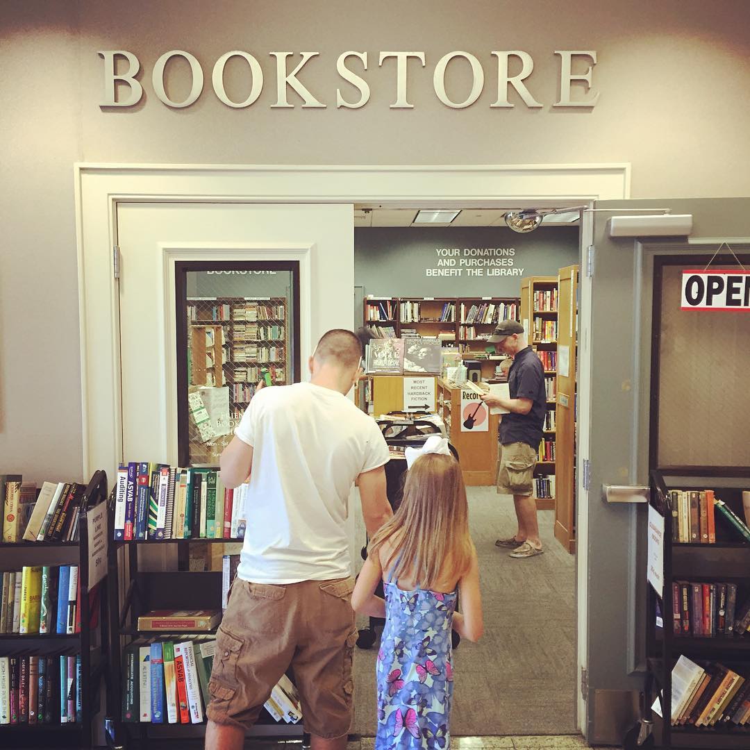 Most brilliant idea ever. A used bookstore at the Florence public library