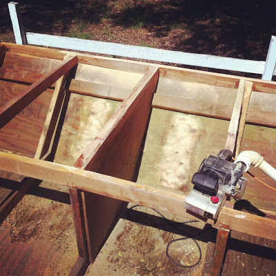 Installing the aft deck