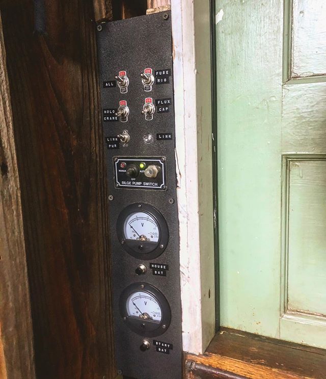 Shantyboat Dotty control panel finally finished