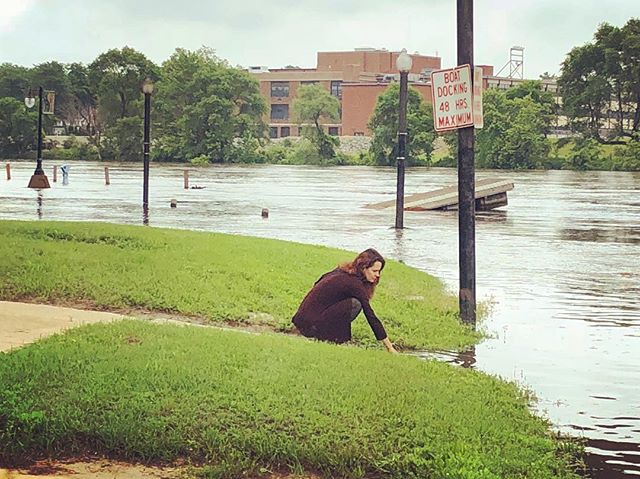 Flooding in West Central Illinois on the Illinois River