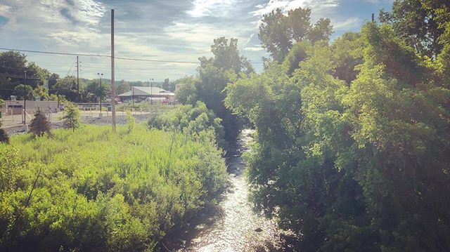 A river runs through it. Anthony Kill winds through Mechanicville