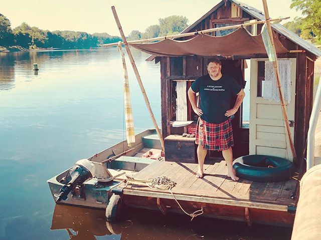 Proud captain of the Shantyboat Dotty @originalsportkilt