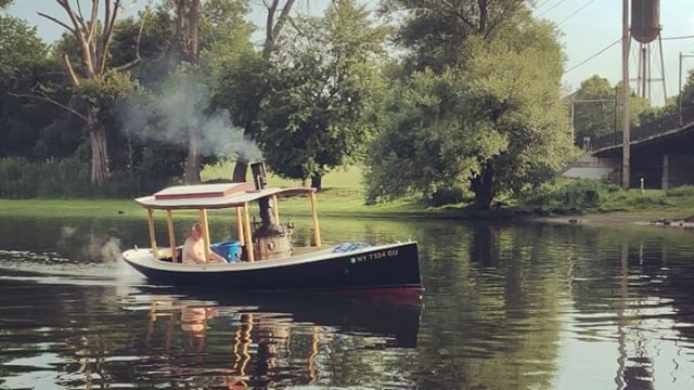 Steamboat Meet at Waterford NY. Tiny tiny little steam powered beasties