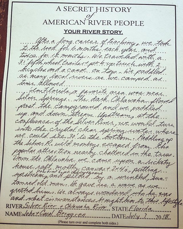 “We came upon a rickety house raft… putting upstream powered by an old outboard and piloted by a wrinkled, sun-tanned old man