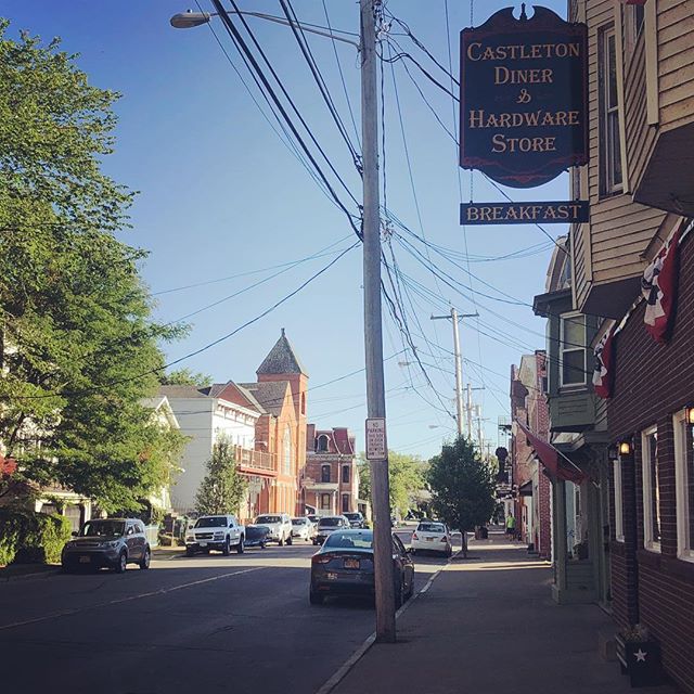 The sleepy little hamlet of Castleton-on-Hudson