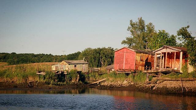 Exploring Hudson’s Fugery Boat Club, i.e., the North Dock Tin Boat Association or just the Shacks. A hundred year old collection of shanties whose occupants were evicted in 2013