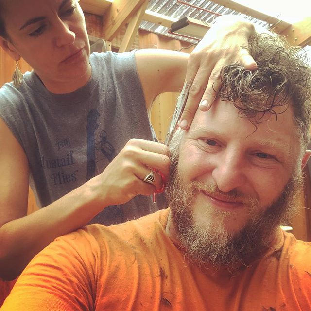 Living in NYC is a hairy business. Shipmate shearing