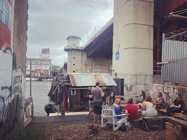 Best welcome ever at the North Brooklyn Boat Club