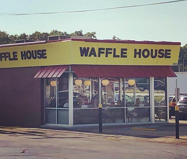 All the way across the country I am passing up Waffle House