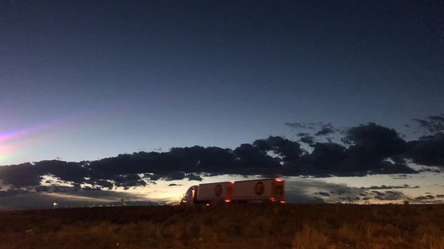 Truck stop near Holbrook Arizona