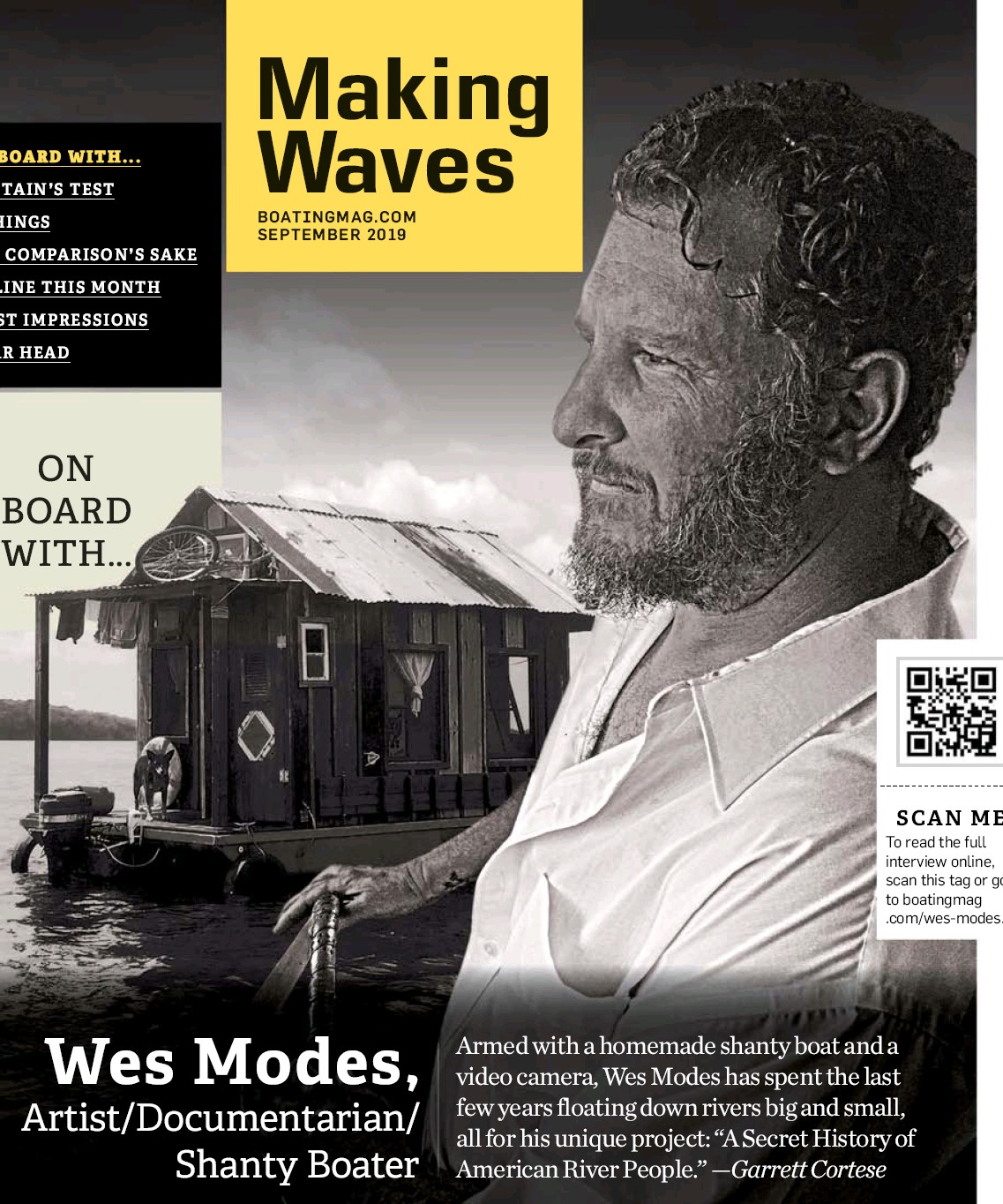 Boating: Wes Modes, Artist/Doc­u­men­tar­ian/ Shanty Boater