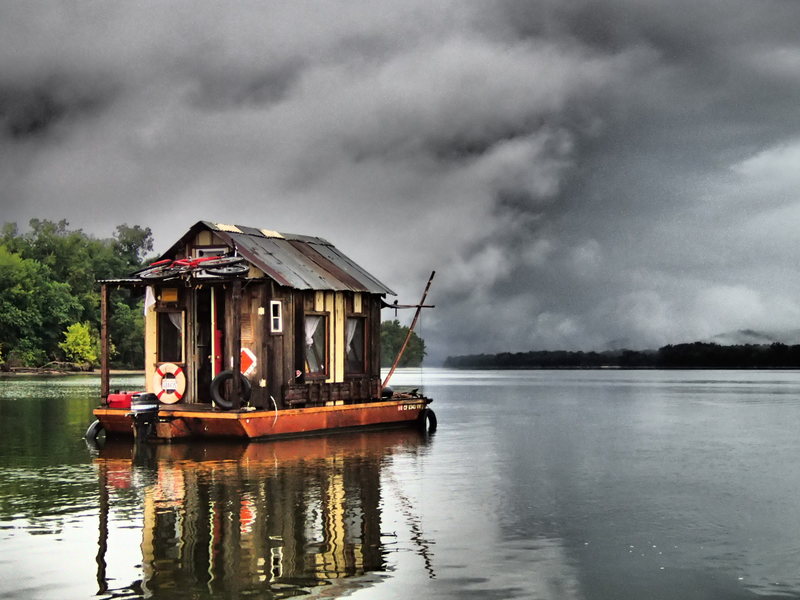 Atlas Obscura: An Artist, a Shantyboat, and the Lost History of American River Communities